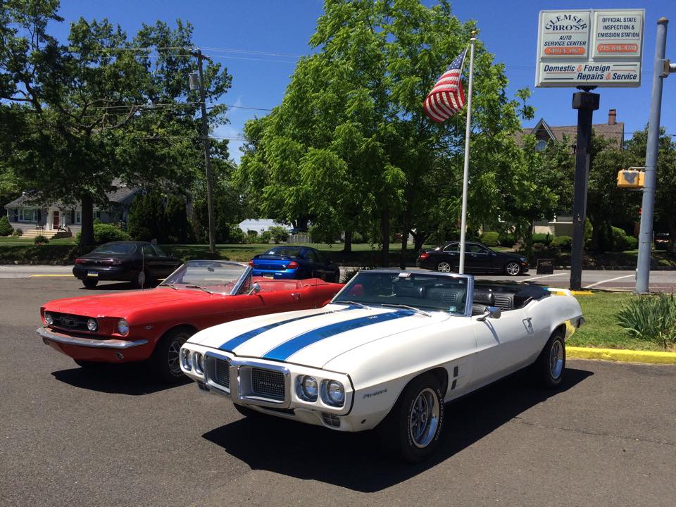 Shelby GT vehicles at the original Glemser Brothers Automotive shop